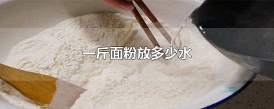 ​一斤面粉放多少水和酵母 一斤面粉放多少水和面