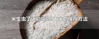 ​大米生虫可以放冰箱里面冷藏吗 米生虫了能放冰箱冷冻吗