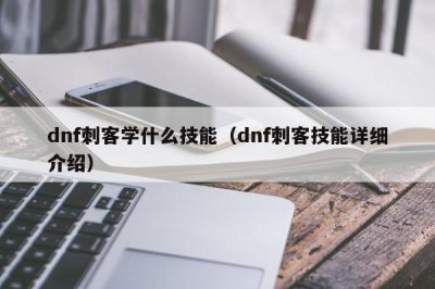 ​dnf刺客学什么技能（dnf刺客技能详细介绍）