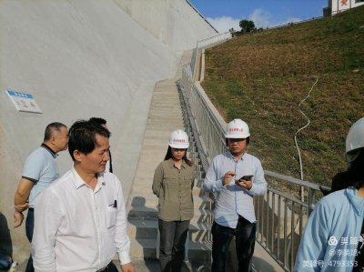​省水务厅党组成员陈德皎带队到新春水库水源工程调研