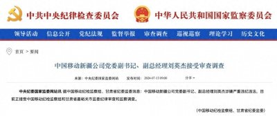 ​中国移动省级高管涉嫌