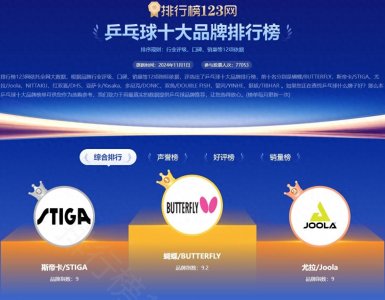 ​乒乓球哪个牌子质量好，乒乓球品牌排行榜