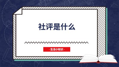 ​社评是什么