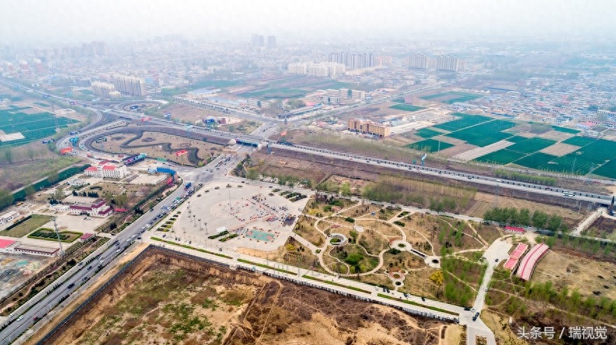 无人机航拍雄安新区容城县 高清大图尽请欣赏
