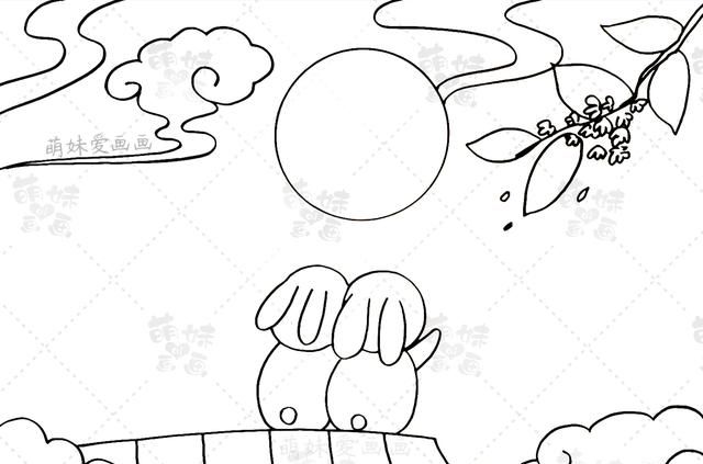 中秋节手抄报版面设计图,中秋节的手抄报怎么排版啊?中秋节的手抄报怎?图3