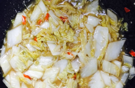 醋溜白菜怎么炒,醋溜白菜的做法图5