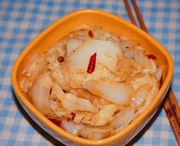 醋溜白菜怎么炒,醋溜白菜的做法图11