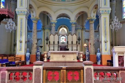 ​城市地标西开教堂，天津最大的罗马式建筑，20世纪建筑遗产