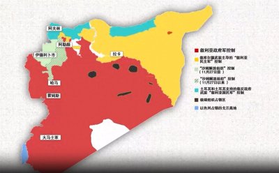 ​图解丨叙利亚境内各方力量分布