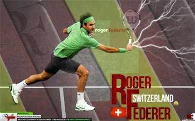 ​网球壁纸，伟大的费德勒