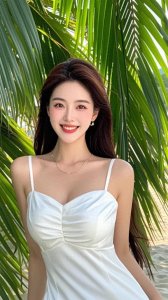 ​茂名中国第一滩：椰林沙滩上的美丽邂逅