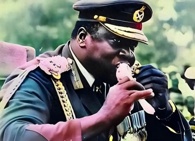 ​非洲吃人总统阿明，垂涎英国女王，8年杀死高达50万国民