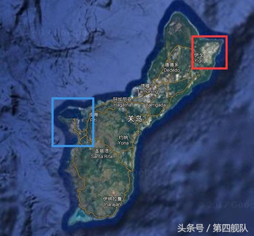 太平洋上的不沉航母，美国关岛基地一览