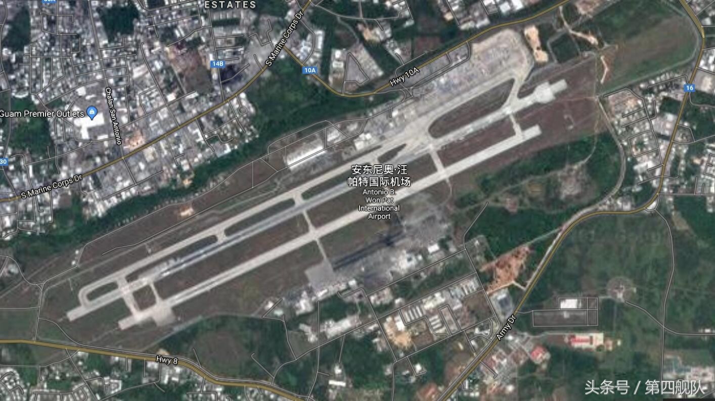 太平洋上的不沉航母，美国关岛基地一览