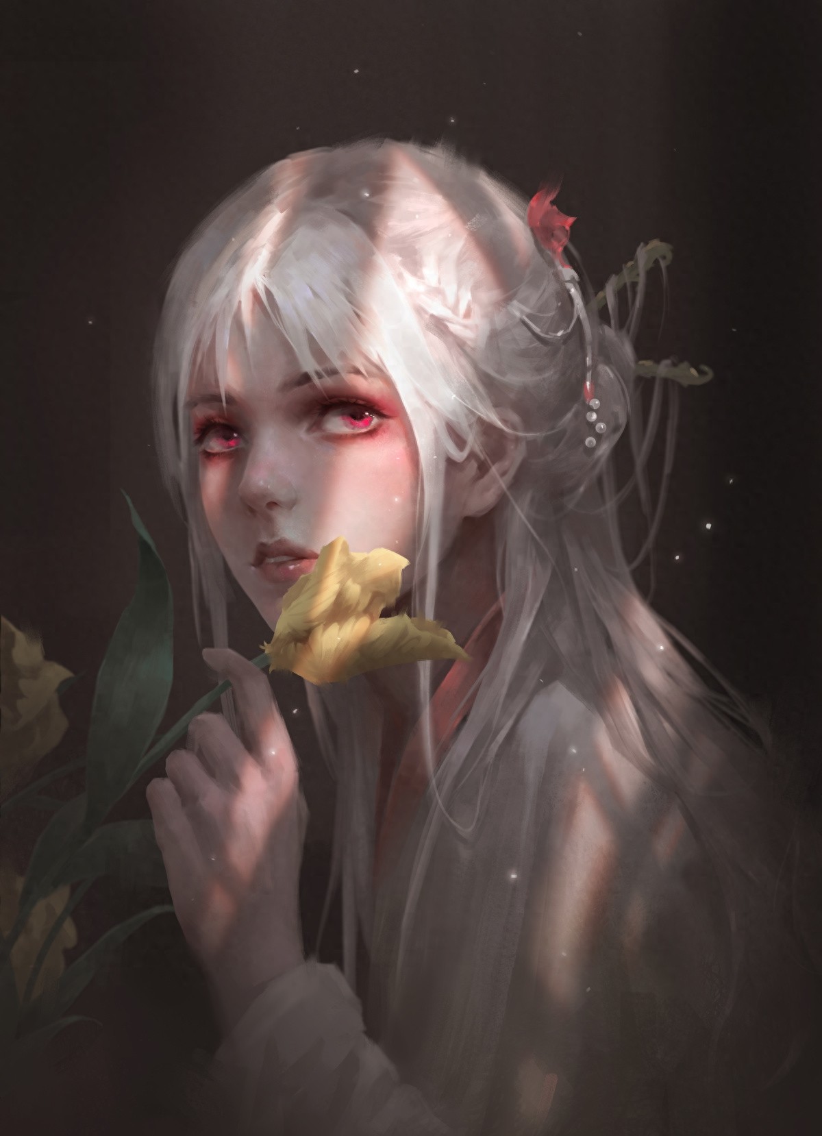 一组画风写实光影运用十分唯美的插画欣赏！非常有美感的一组作品