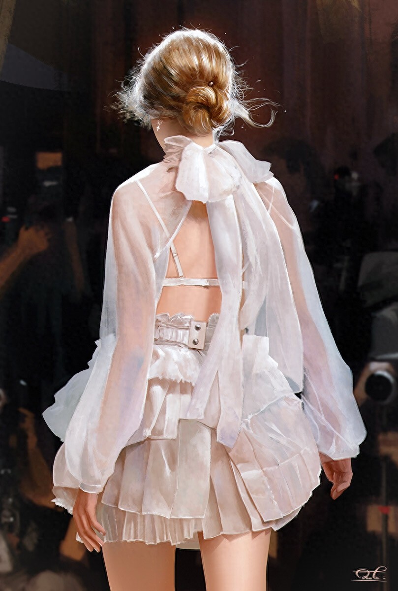 一组画风写实光影运用十分唯美的插画欣赏！非常有美感的一组作品