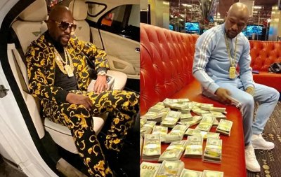 ​47岁传奇拳王梅威瑟晒豪车美金，揭秘其百亿财富背后的故事！