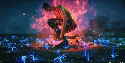 ​三美打坐姿势对比，荣