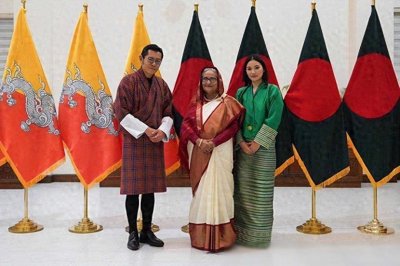 ​不丹国王全家访孟！王