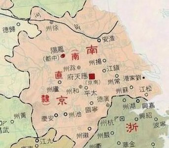 ​明朝的南直隶，第一次