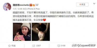 ​陈妍希儿子星星和张杰