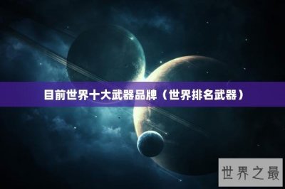 ​目前世界十大武器品牌（世界排名武器）