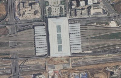 ​航拍合肥南站，华东四