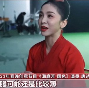 ​春晚舞台唐诗逸挥袖一