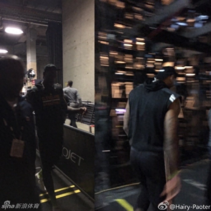 王仕鹏娇妻李跑现身甲骨文球场观看NBA总决赛G1训练