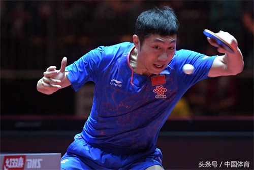 2017年世乒赛男单第四轮 许昕4比3胜林高远进八强